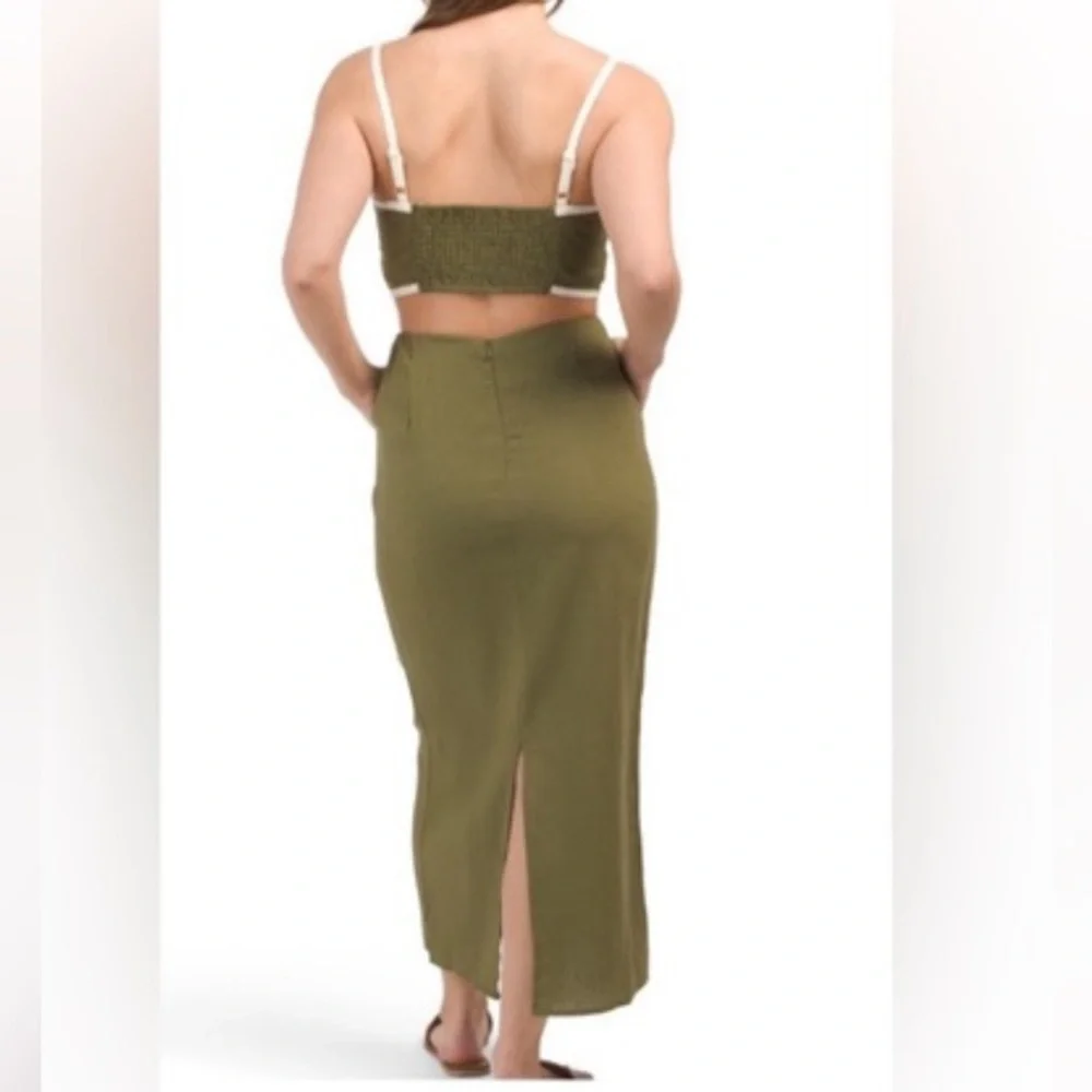 House of Harlow 1960 Linen Blend Skirt - Picture 5 of 6